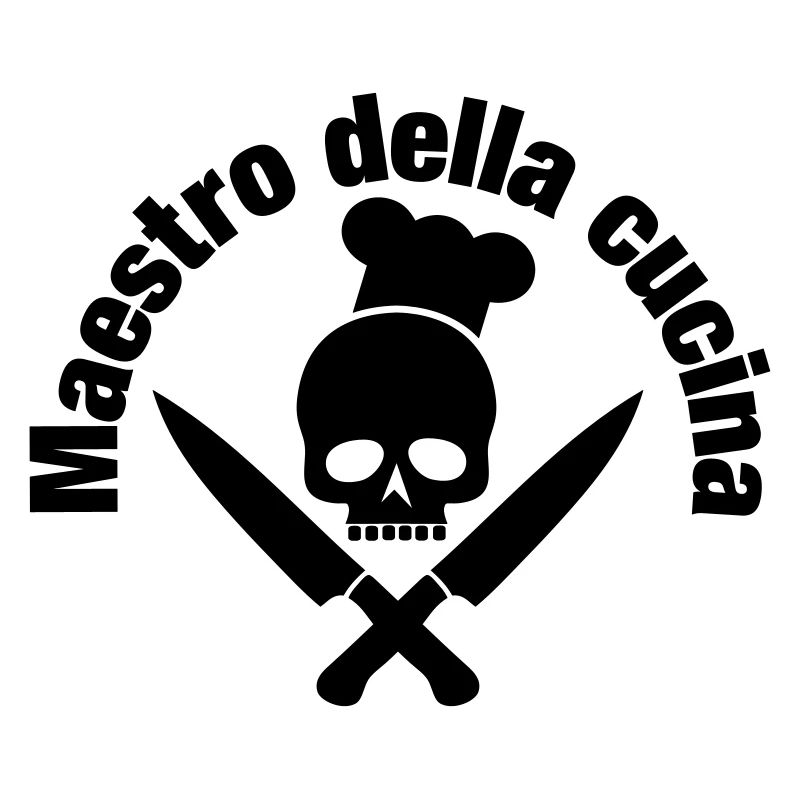 maestro della cucina / skull / cook