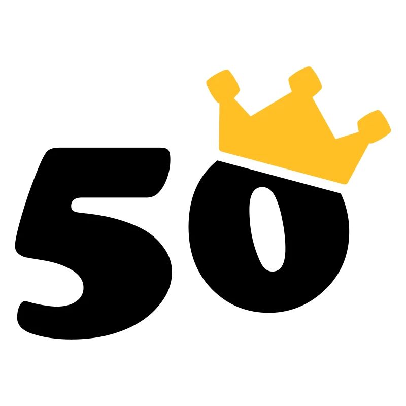 50 Krone 50 Geburtstag 50 Jahre
