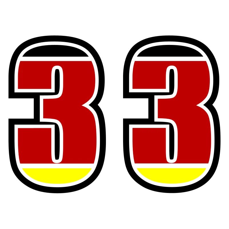 33 Numéro Allemagne Jersey