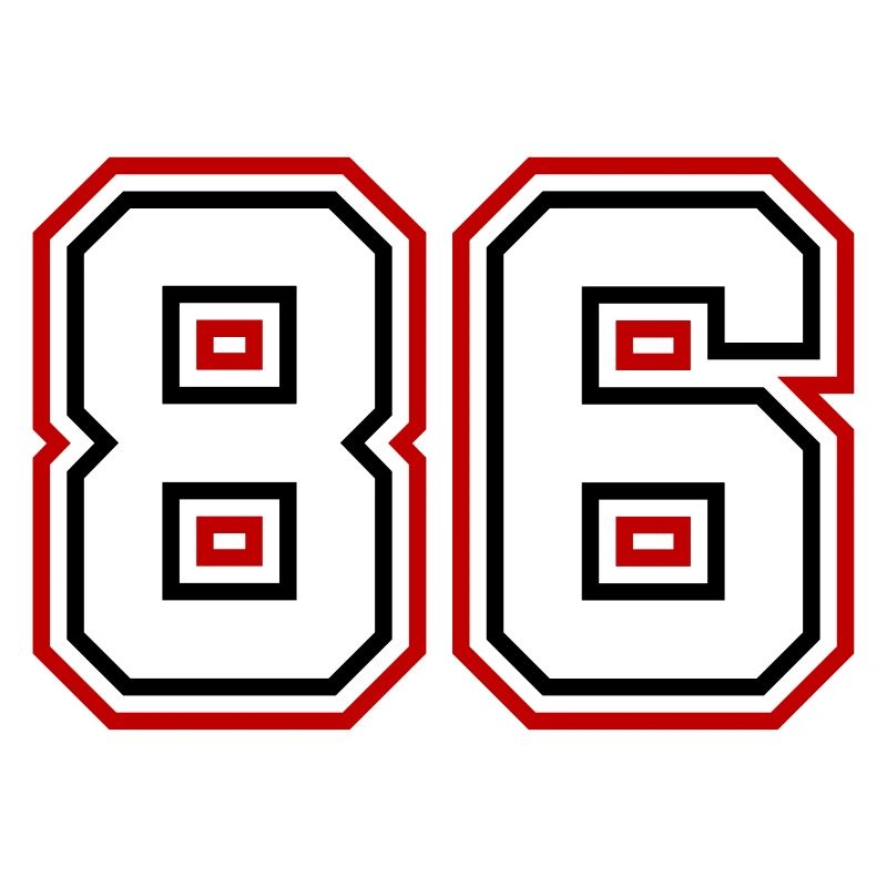 86 Numéro de numéro