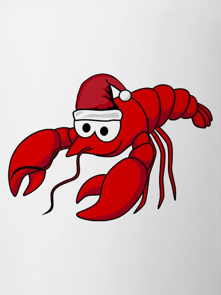 Lobster Comic Christmas