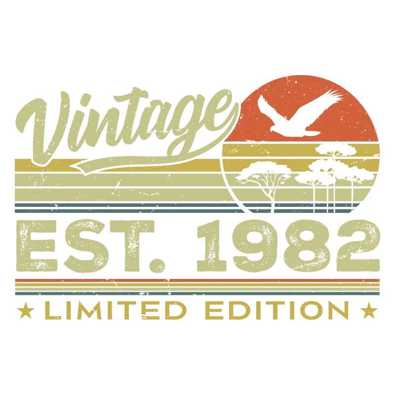 Vintage 1982 Awesome Since 1982 Gift 1982 Retro