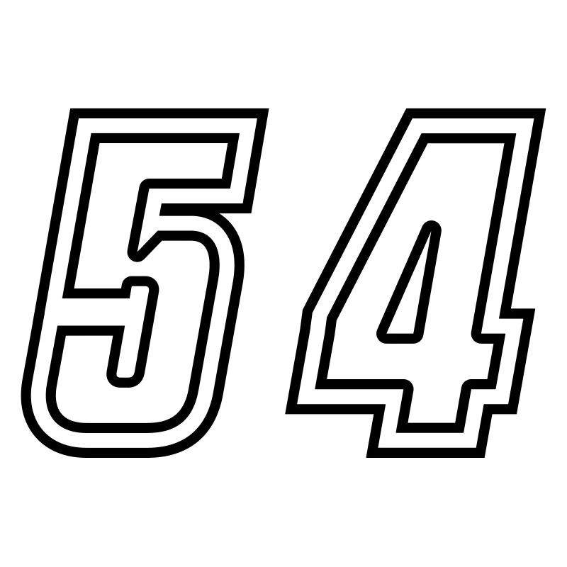 54 Numéro de numéro
