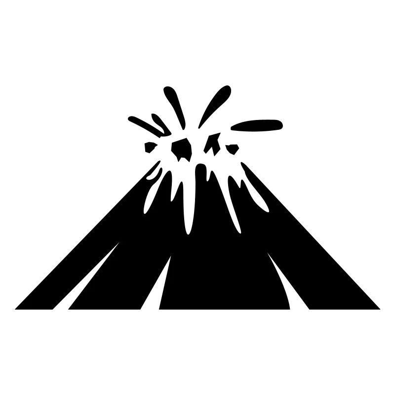 Icône de volcan