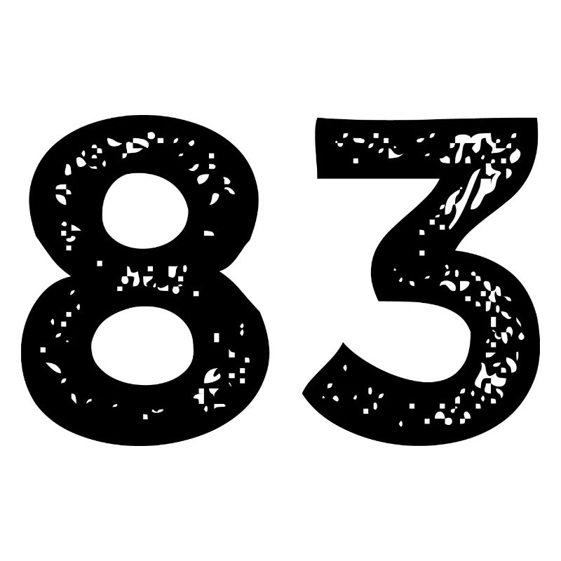 Maillot à 83 numéros