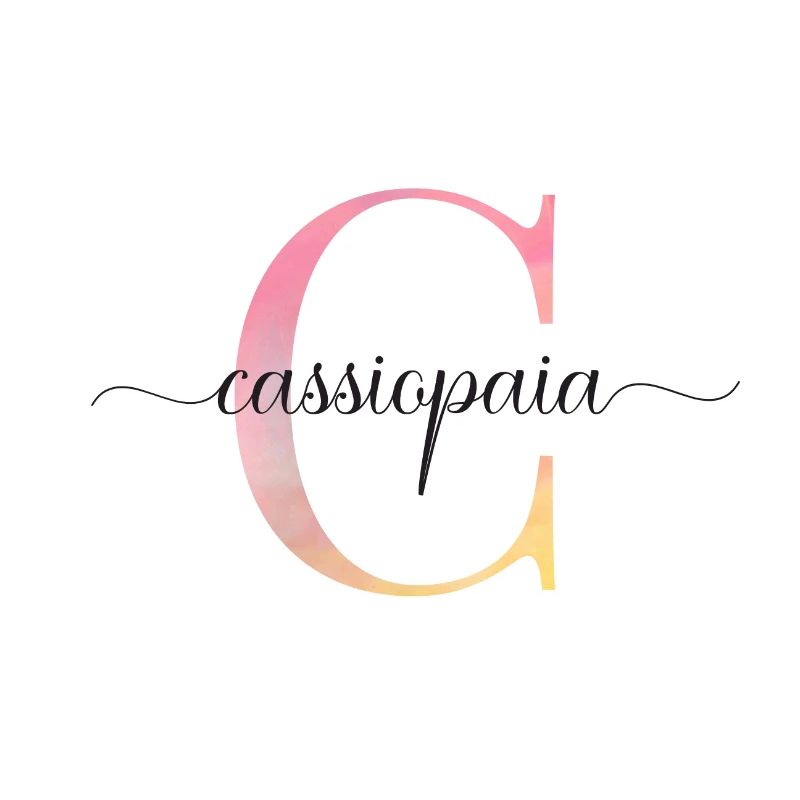 C | Monogramme | Nom | Cassiopée Aquarelle