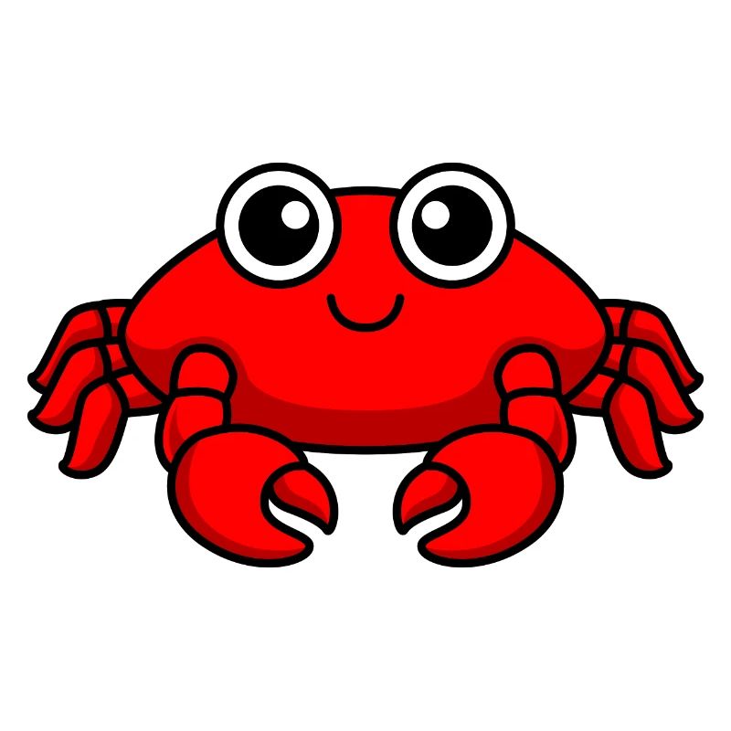 Crabe Comic Animal