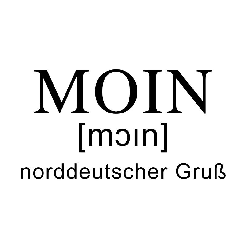 Moin Gruß mit Lautschrift