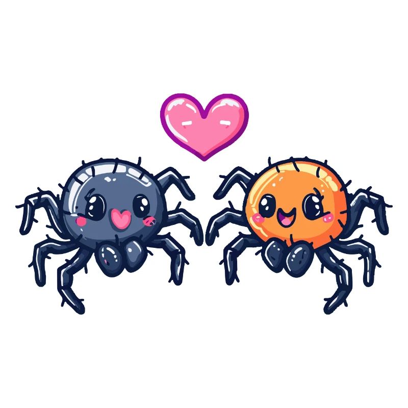 Tarantula Paar Liebe Spinne Verliebt