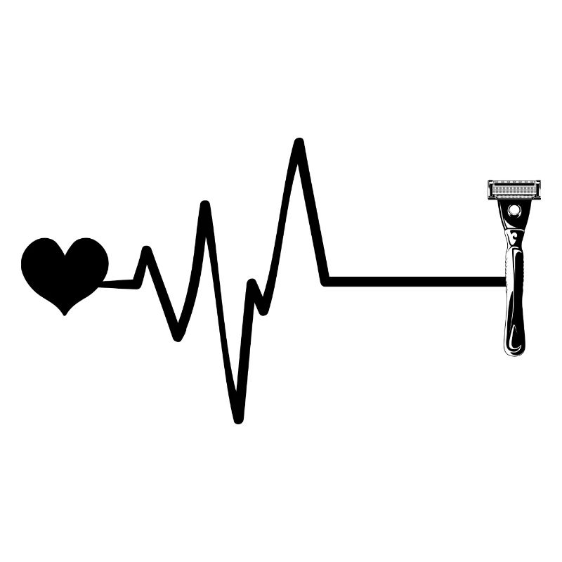 Razor Blade Pulse Heart Love