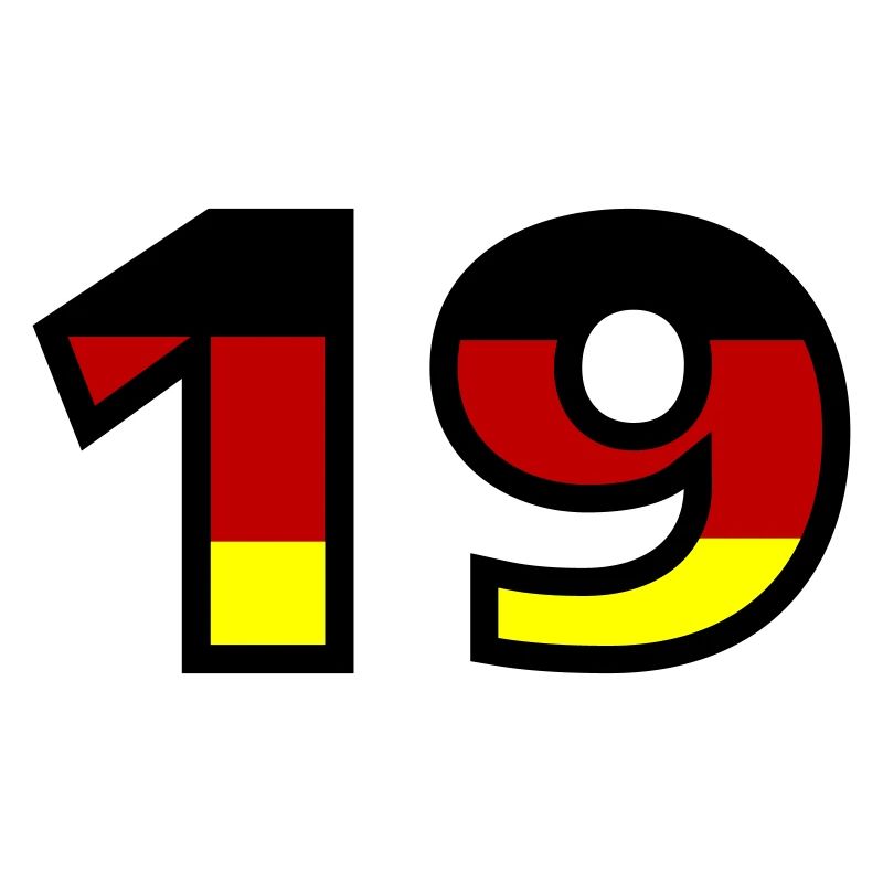 19 Number Germany Jersey