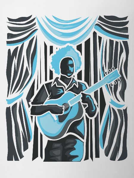 Guitariste acoustique