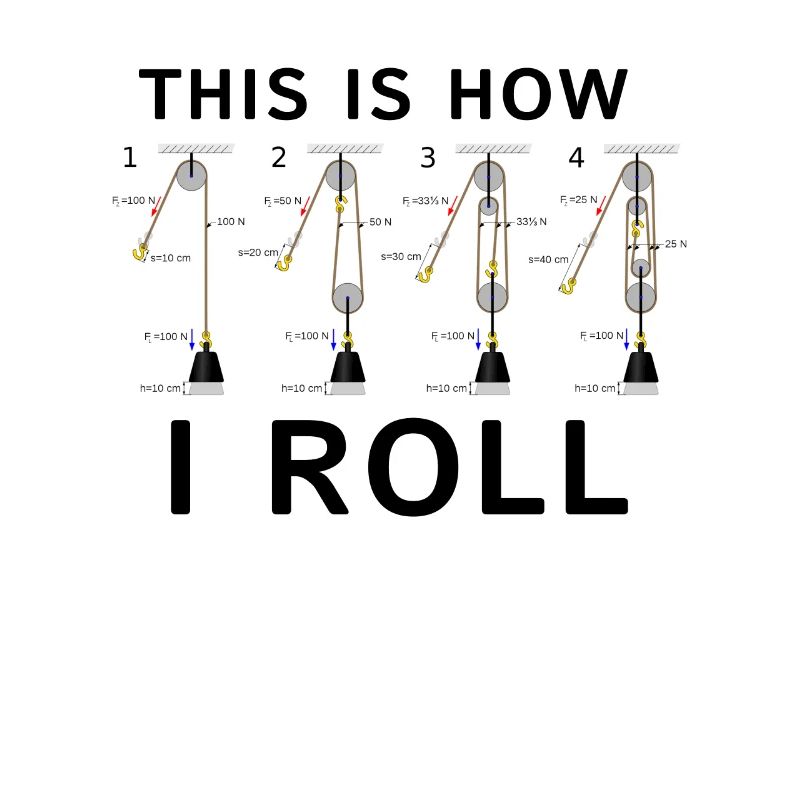 This Is How I Roll Physik Nerd Shirt