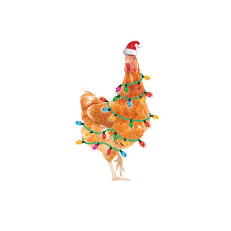Chicken String Lights Christmas Christmas Hat