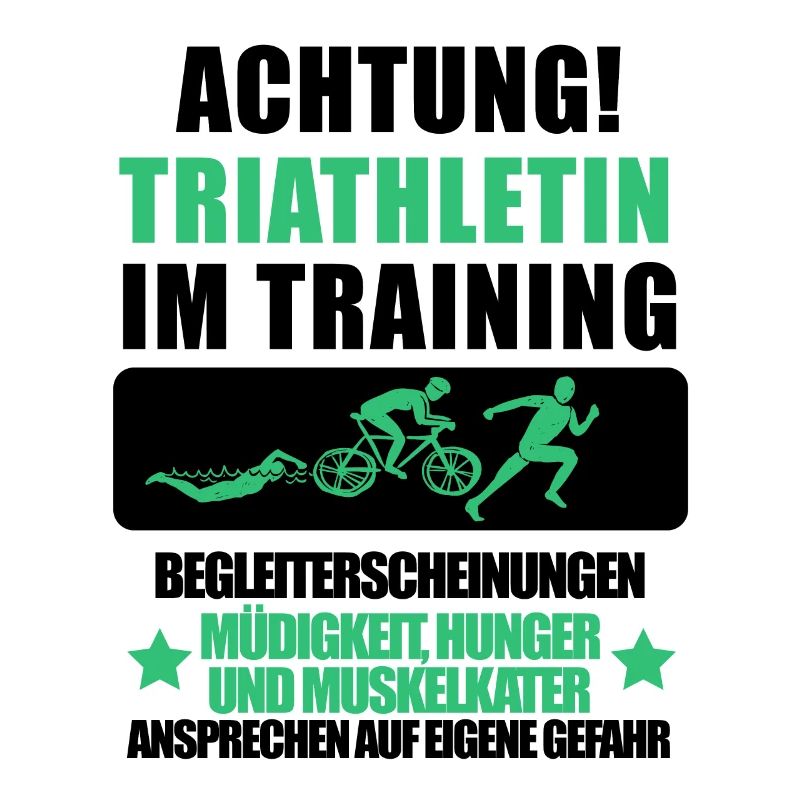 Triathletin Geschenk • Triathlet Training Shirt