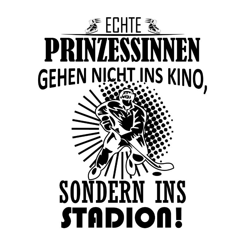 Echte prinzessinnen gehen ins stadion eishockey