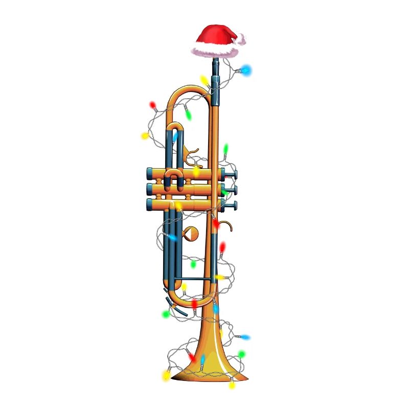 Weihnachten Trompete Musiker Xmas Geschenkidee