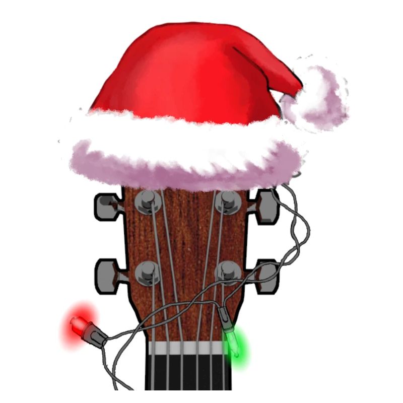 Christmas Guitar Player Xmas Musician Gift Idea