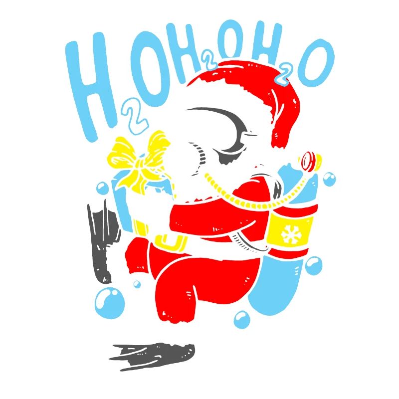 Plongée Père Noël Plongée sous-marine Noël