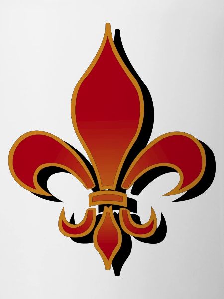 Red Lily Symbol Shadow