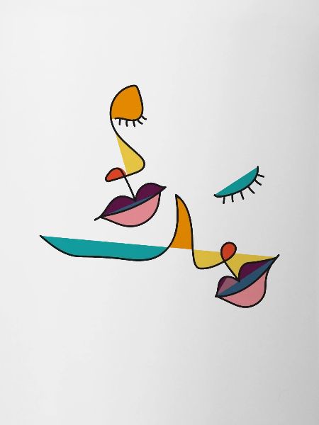 Faces Abstract