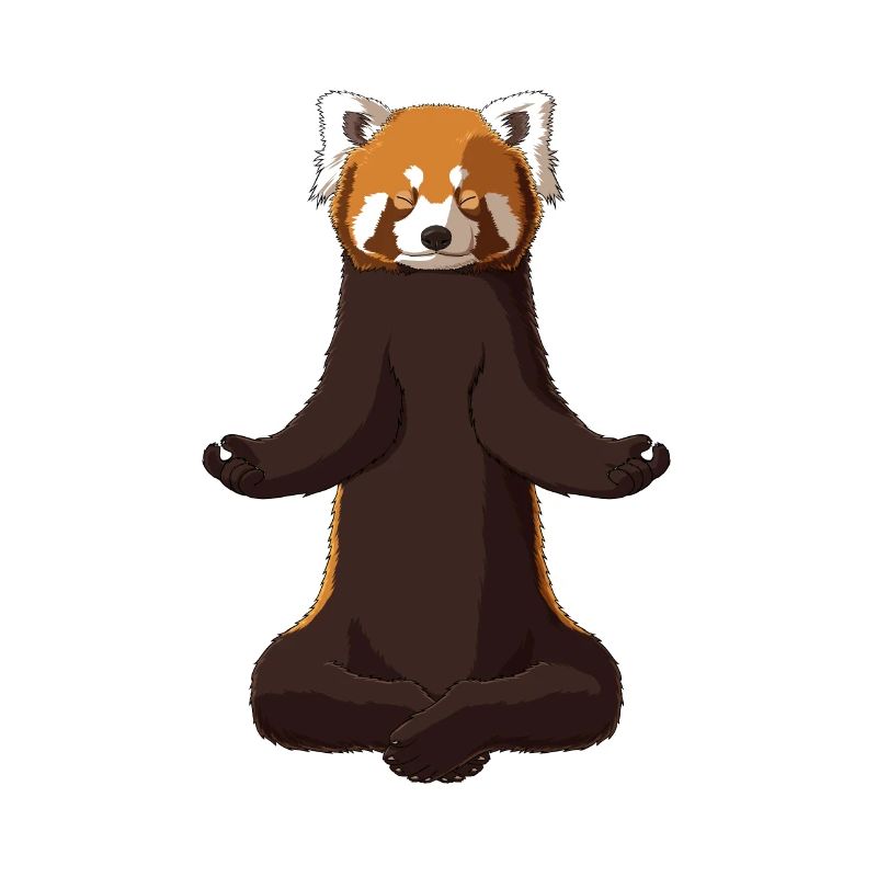 Meditiereder Roter Panda