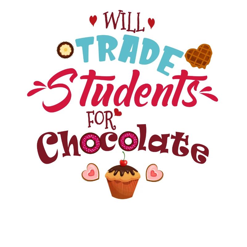 Échange d'étudiants contre un professeur de chocolat