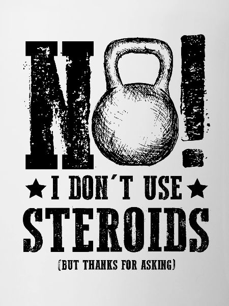 Gym Workout steroide spruch