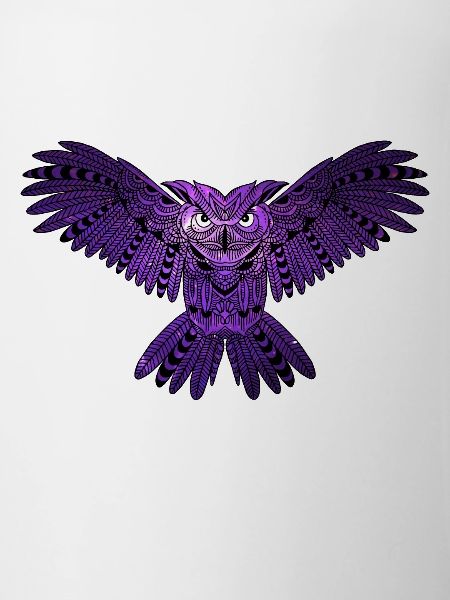 Violet Owl with Universe