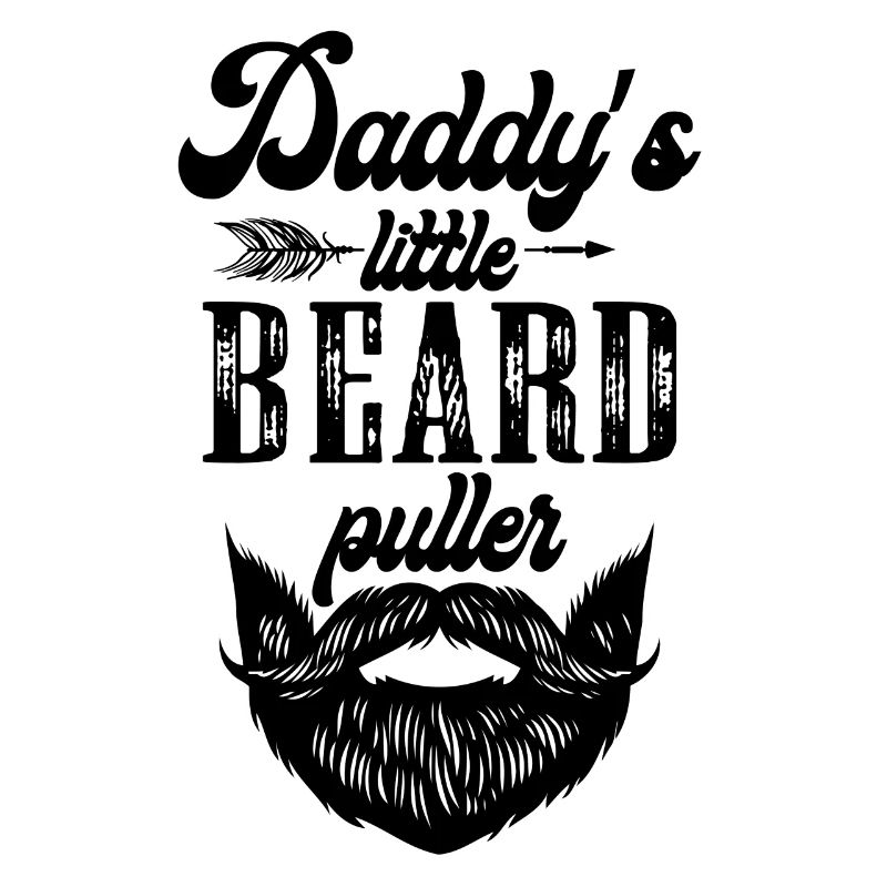 Papa Little Beard Puller Baby Onesie