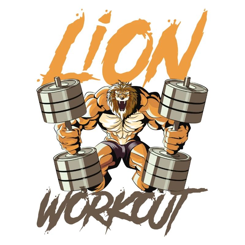 Löwe workout gym haltères