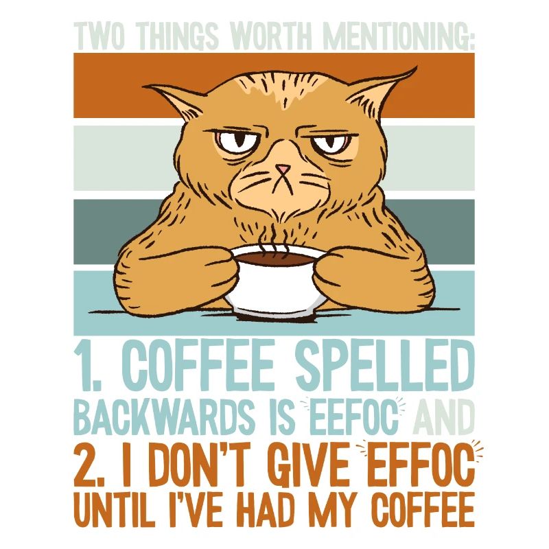 Coffee Spelled Backwards Is Eeffoc - Funny Coffee