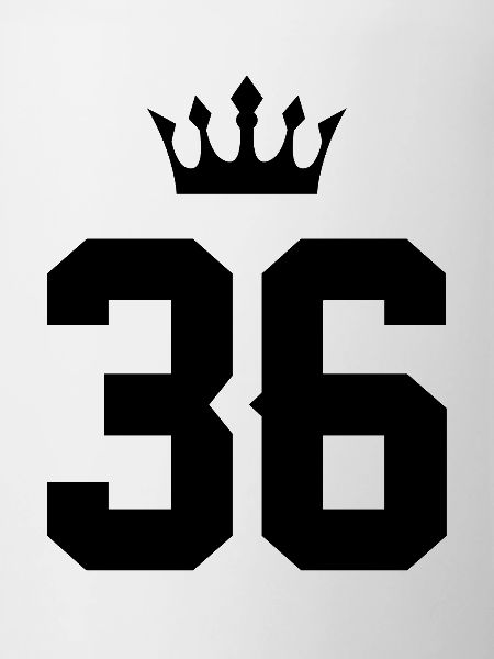36 Number crown