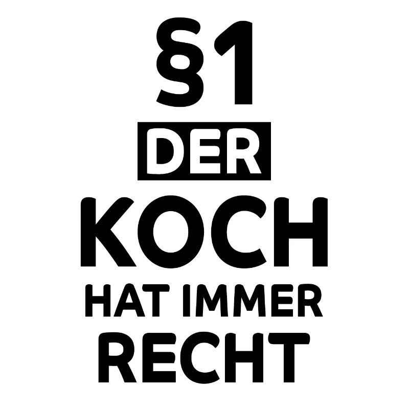 Koch Lustiger Spruch Kochen Küche Beruf Geschenk