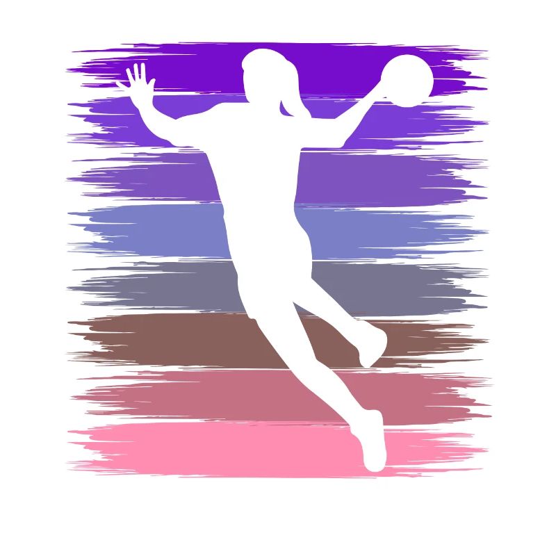 Echte Mädchen spielen Handball