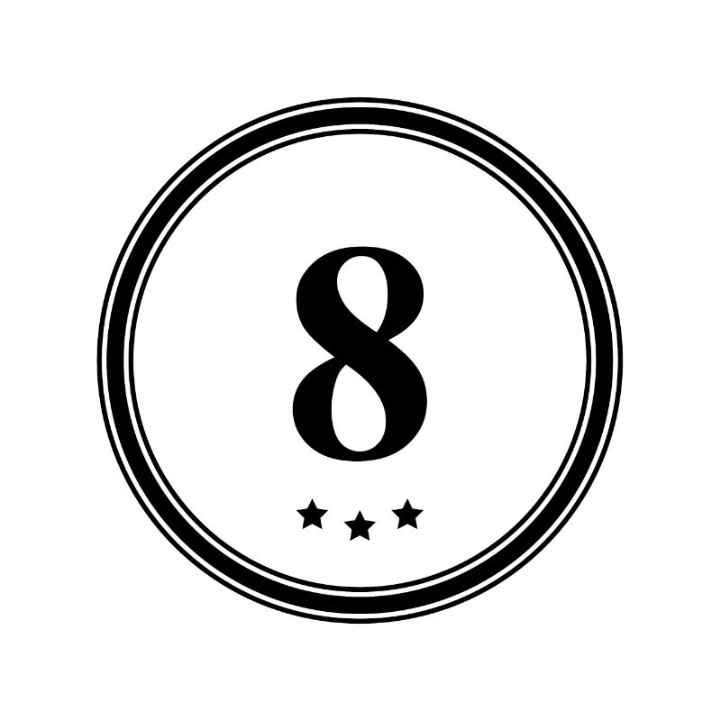 8 number jersey