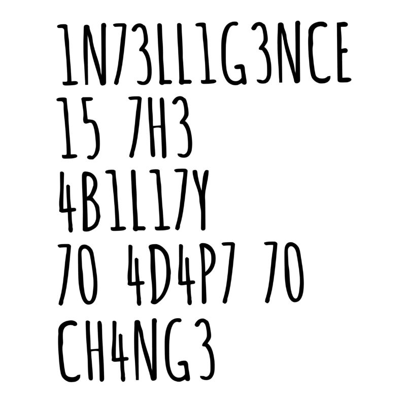 Intelligenz lustiger Spruch