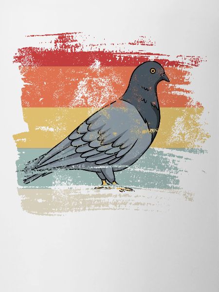 Pigeon oiseau rétro