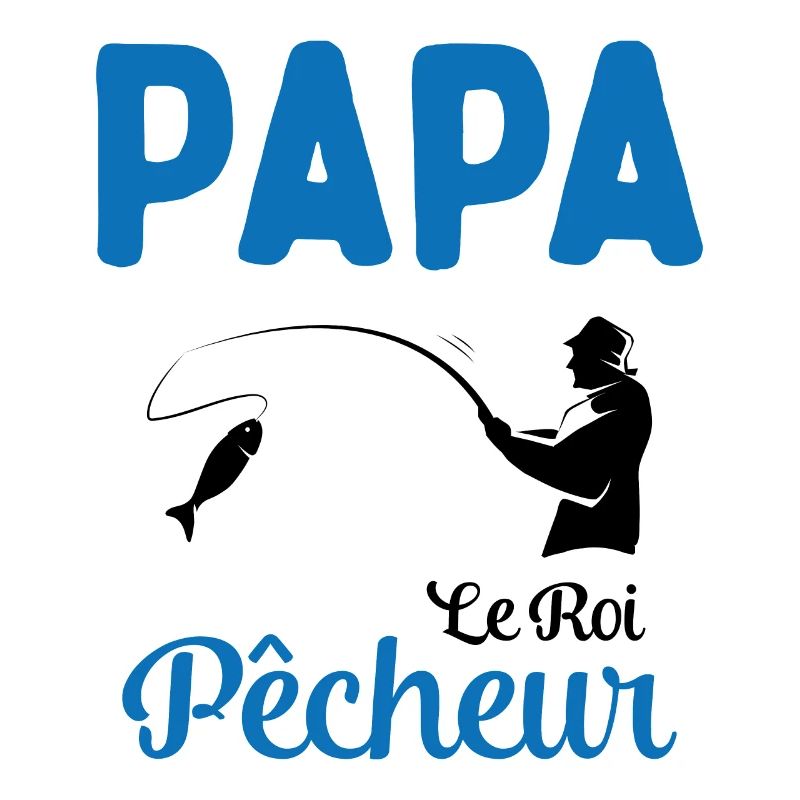Cadeau Papa Pêcheur Roi de Pêche