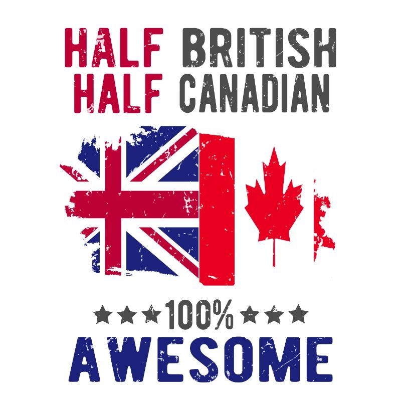 Moitié britannique moitié canadien