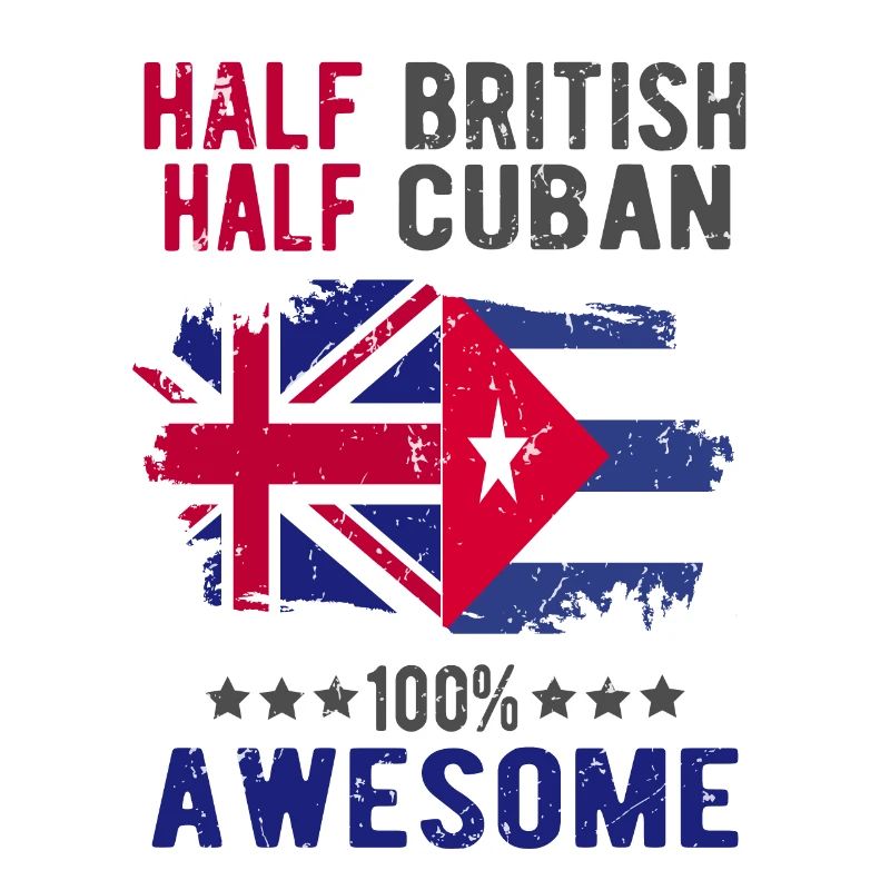 Moitié britannique moitié cubain