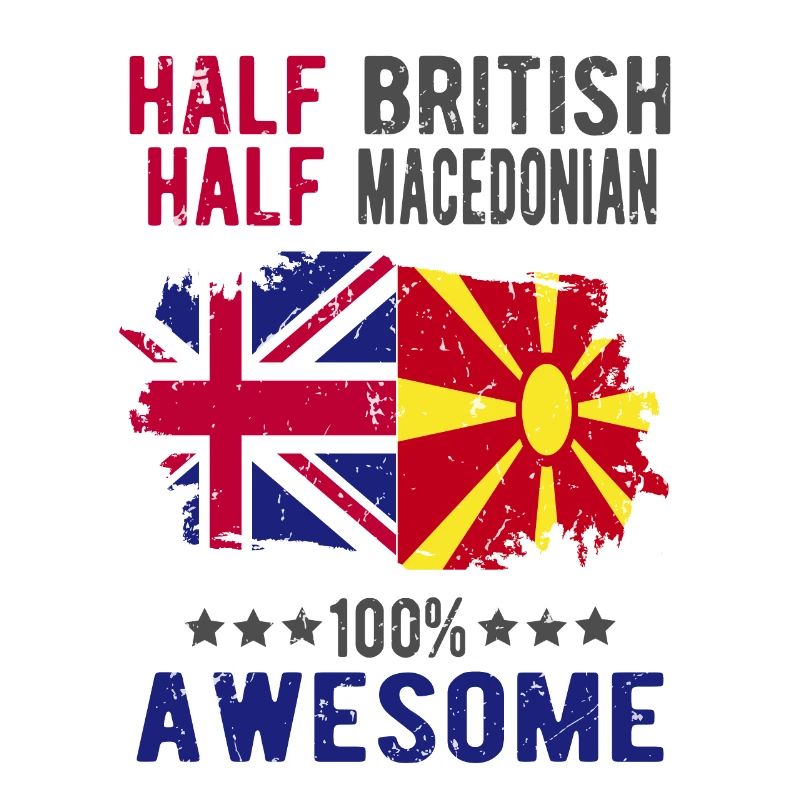 Moitié britannique moitié macédonien