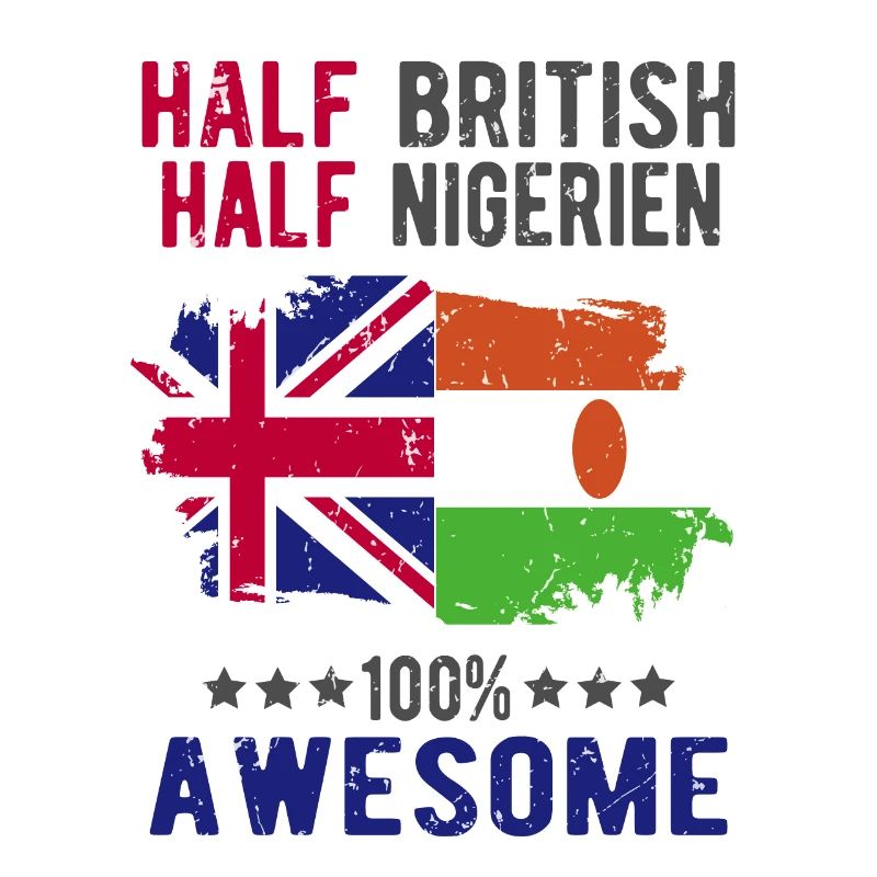 Moitié britannique moitié Nigrer