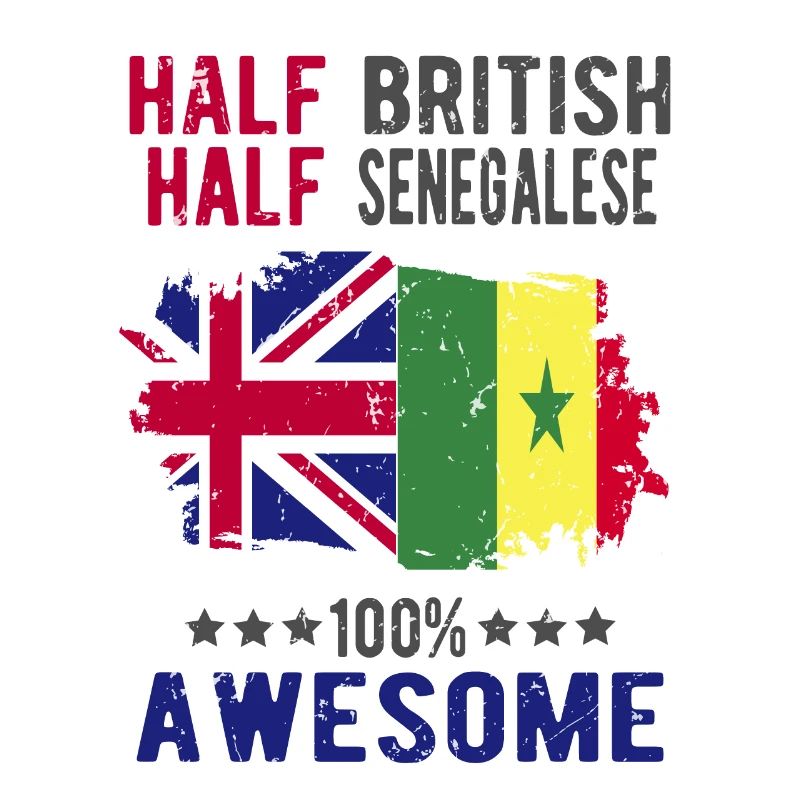 Moitié britannique moitié sénégalais