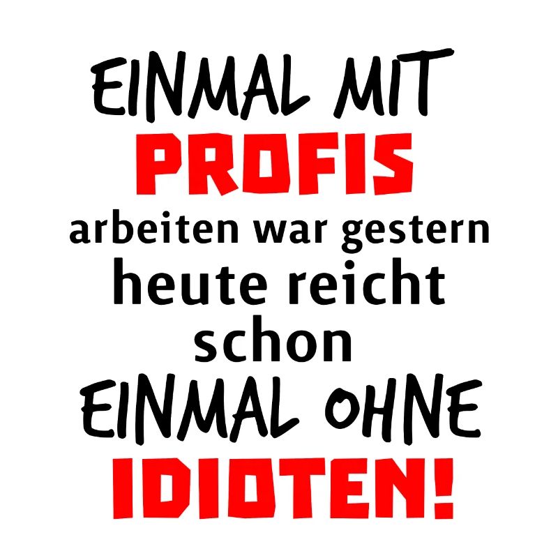 Einmal mit Profis arbeiten war gestern heute