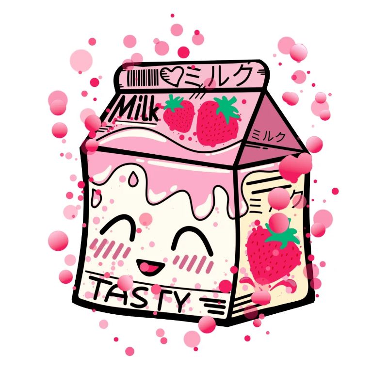 Strawberry Milk Pack kawaii