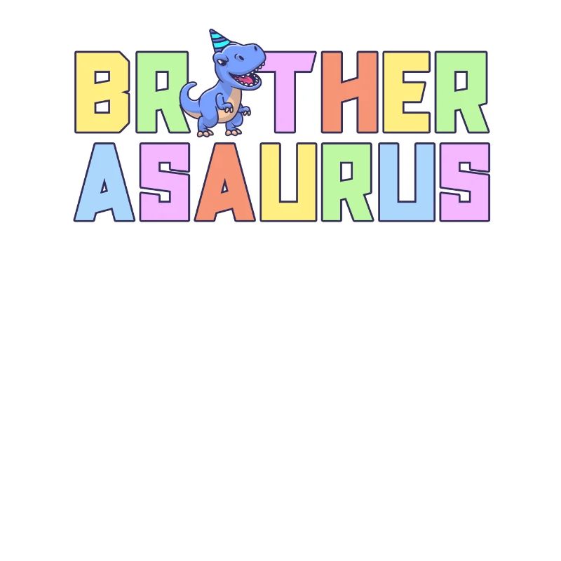 Brother Asaurus Dinosaur Birthday Party TRex