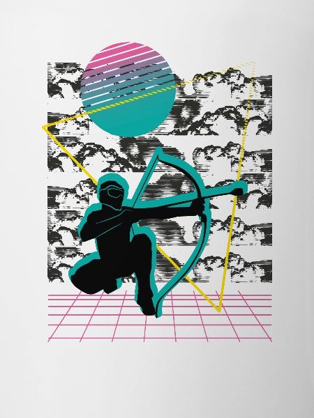 Balise fléchée Vaporwave