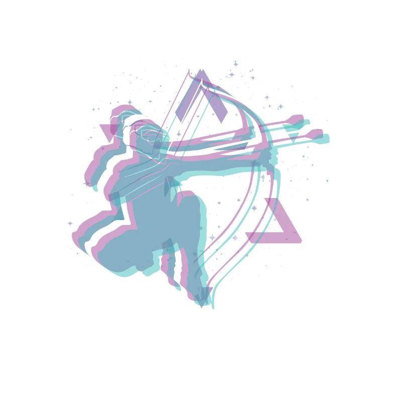 Balise fléchée Vaporwave Space