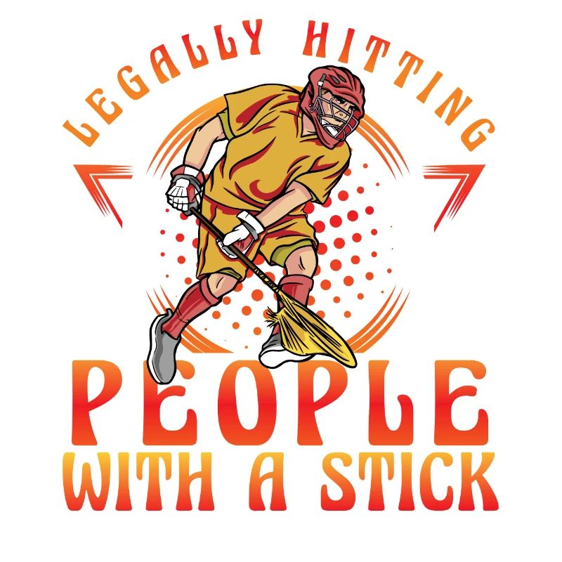 Legally hitting people with a Stick Lacrosse